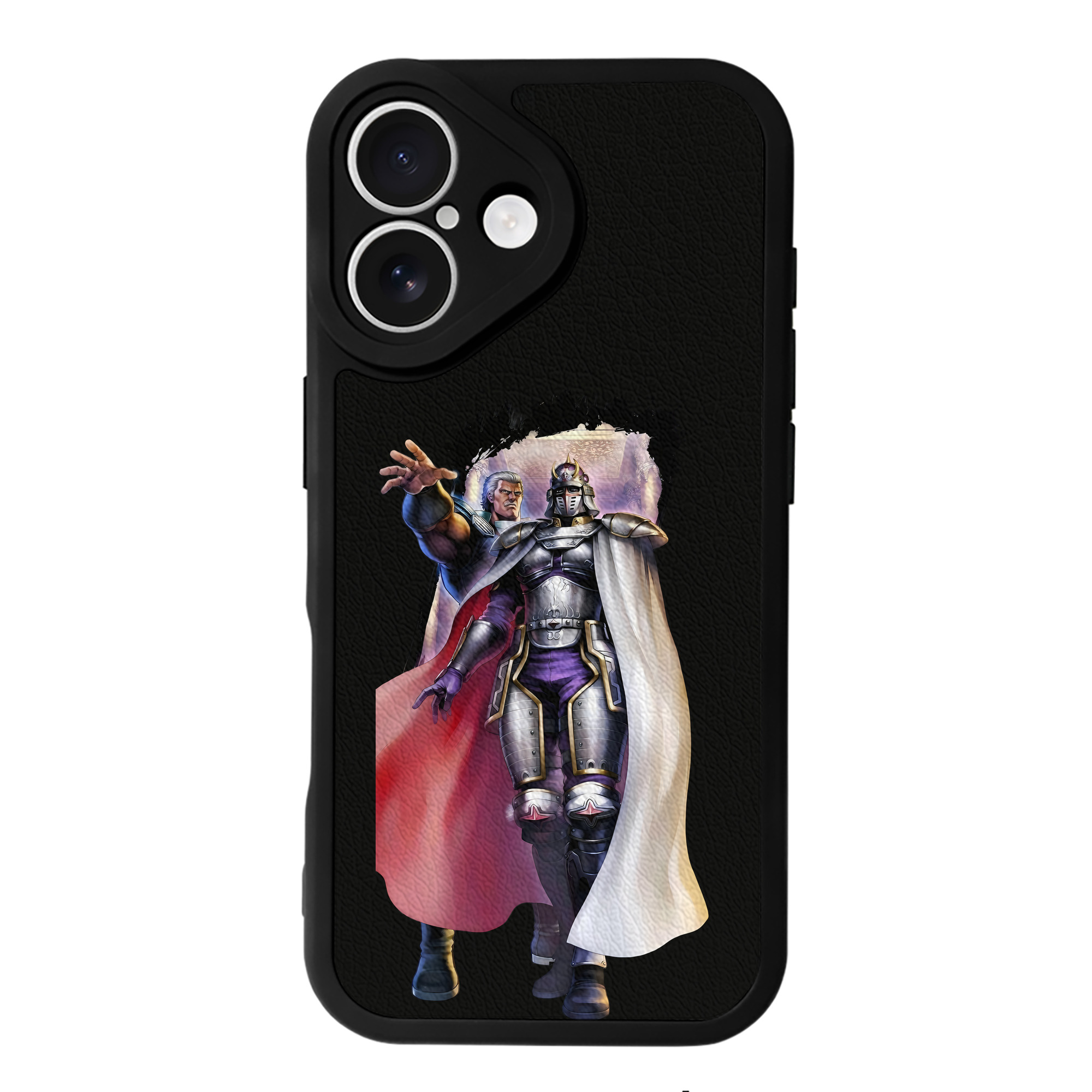 （画像用） 北斗の拳 Fist of the North Star 【iPhone 16シリーズ対応】シリコンスマホケース（レザー調） 材質：シリコン